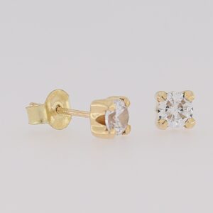 9CT YG CUBIC STUD