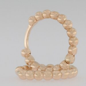 9CT RG SOLID BALL HUGGIE