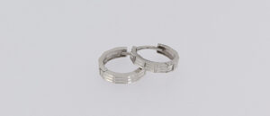9CT WG DC HUGGIES   2.5MMX12MM OUTSIDE DIAM