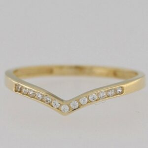 9CT YG CUBIC RING