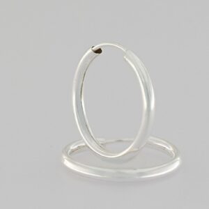 SILVER GYPSEY HOOP