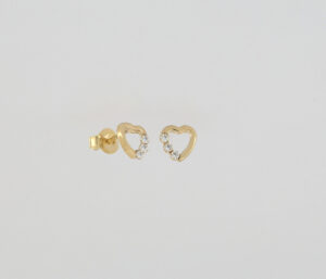 9CT YG CUBIC STUD