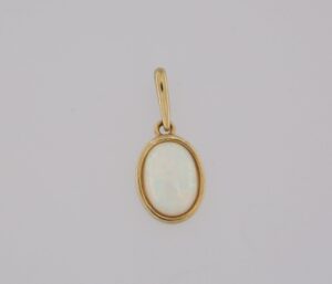 9CT YG OPAL PENDANT