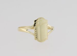 9CT YG PANEL RING