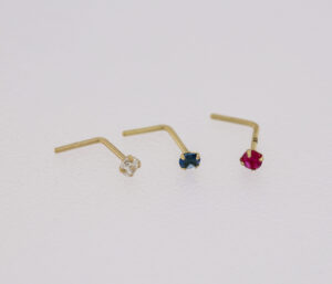 9CT YG NOSE PINS