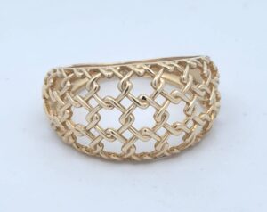 9CT YG FANCY LADIES RING