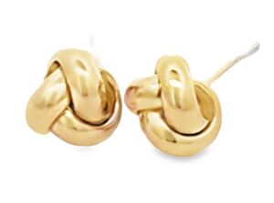9CT YG KNOT STUD
