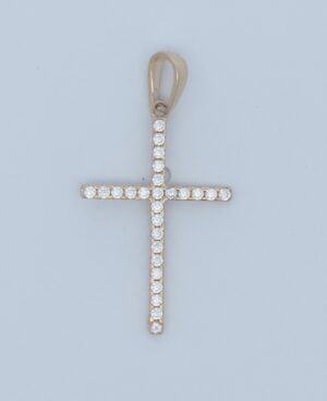 9CT YG CUBIC CROSS
