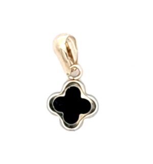 9CT YG FANCY CLOVER PENDANT