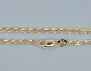 9CT YG FANCY GUCCI STYLE BRACELET